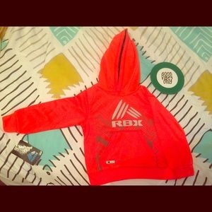 Amazing Neon Orange Reebok Hoodie 2T